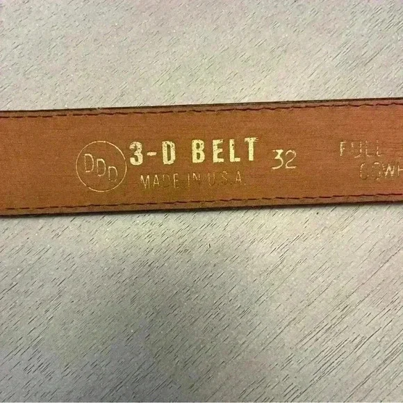 3D Western Leather Belt - Picture 7 of 7